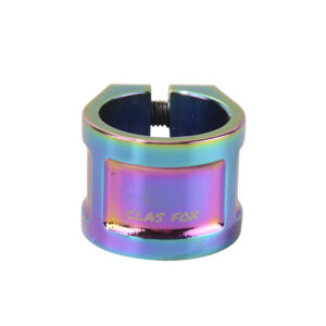 Pro Scooter Clamps 2 Bolt Clamp Compatible for Standard and Oversized Scooter Bars (Rainbow)