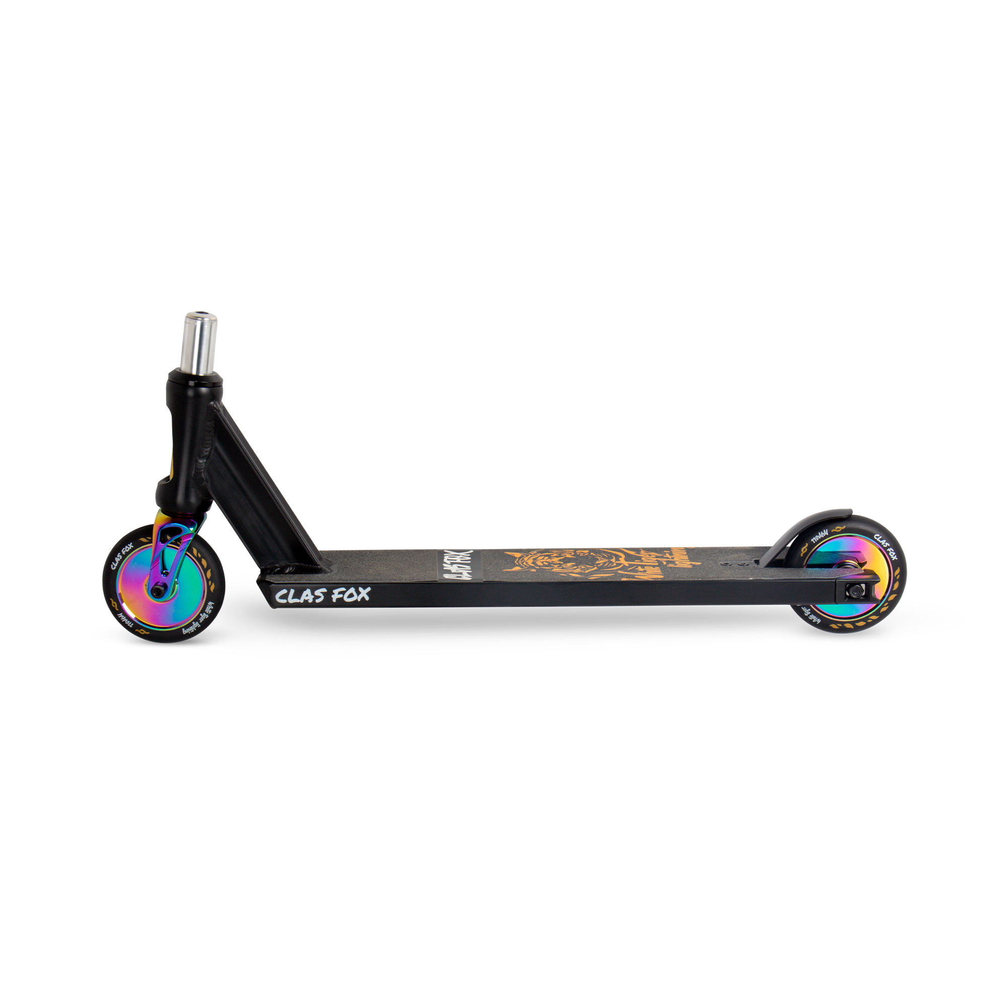 CLAS FOX Scooters Extreme Deck Package 4.7’’(W)*20.8’’(L) Pro Street Scooter Deck Package Mountain Scooter Deck Package (Rainbow) - Image 5