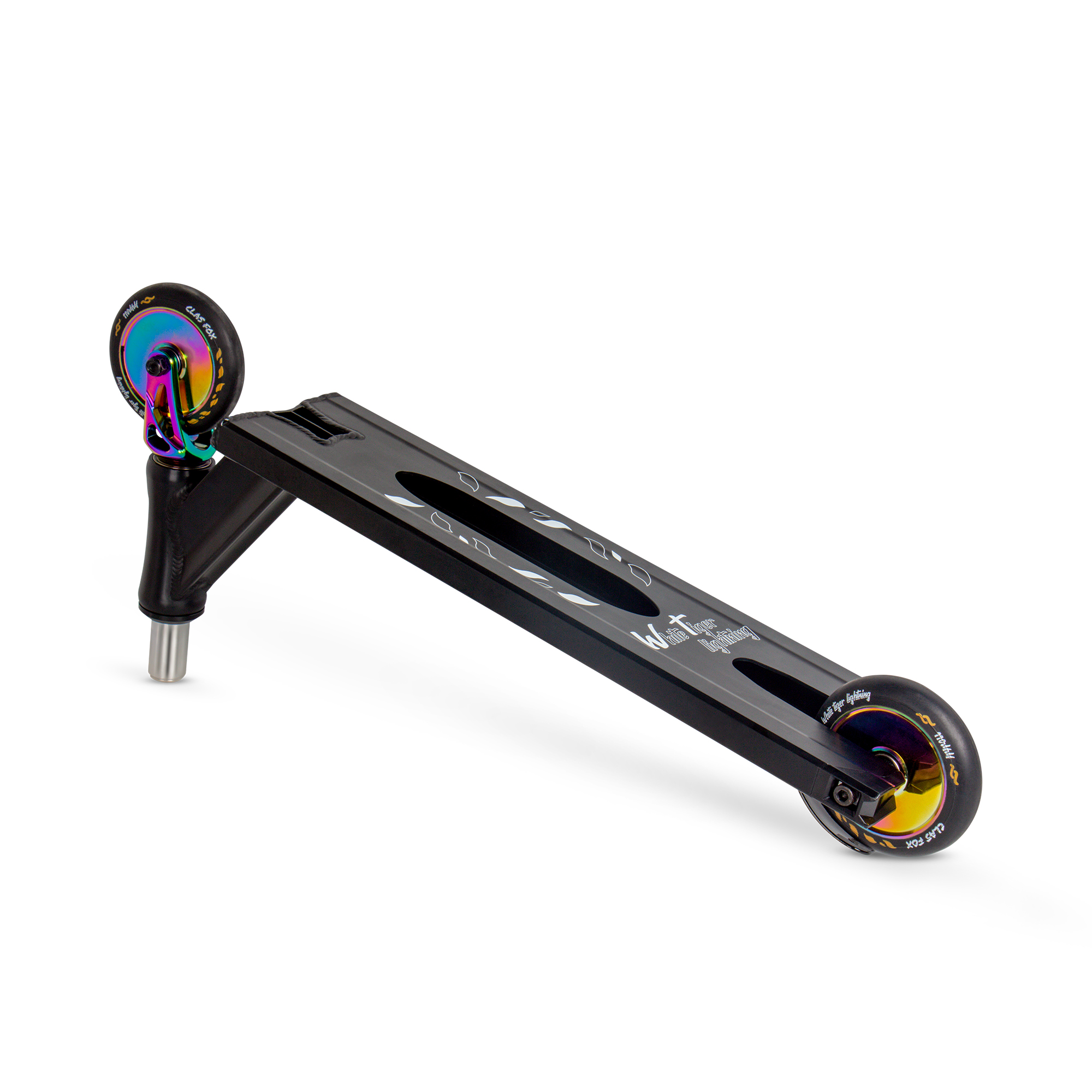 CLAS FOX Scooters Extreme Deck Package 4.7’’(W)*20.8’’(L) Pro Street Scooter Deck Package Mountain Scooter Deck Package (Rainbow) - Image 4