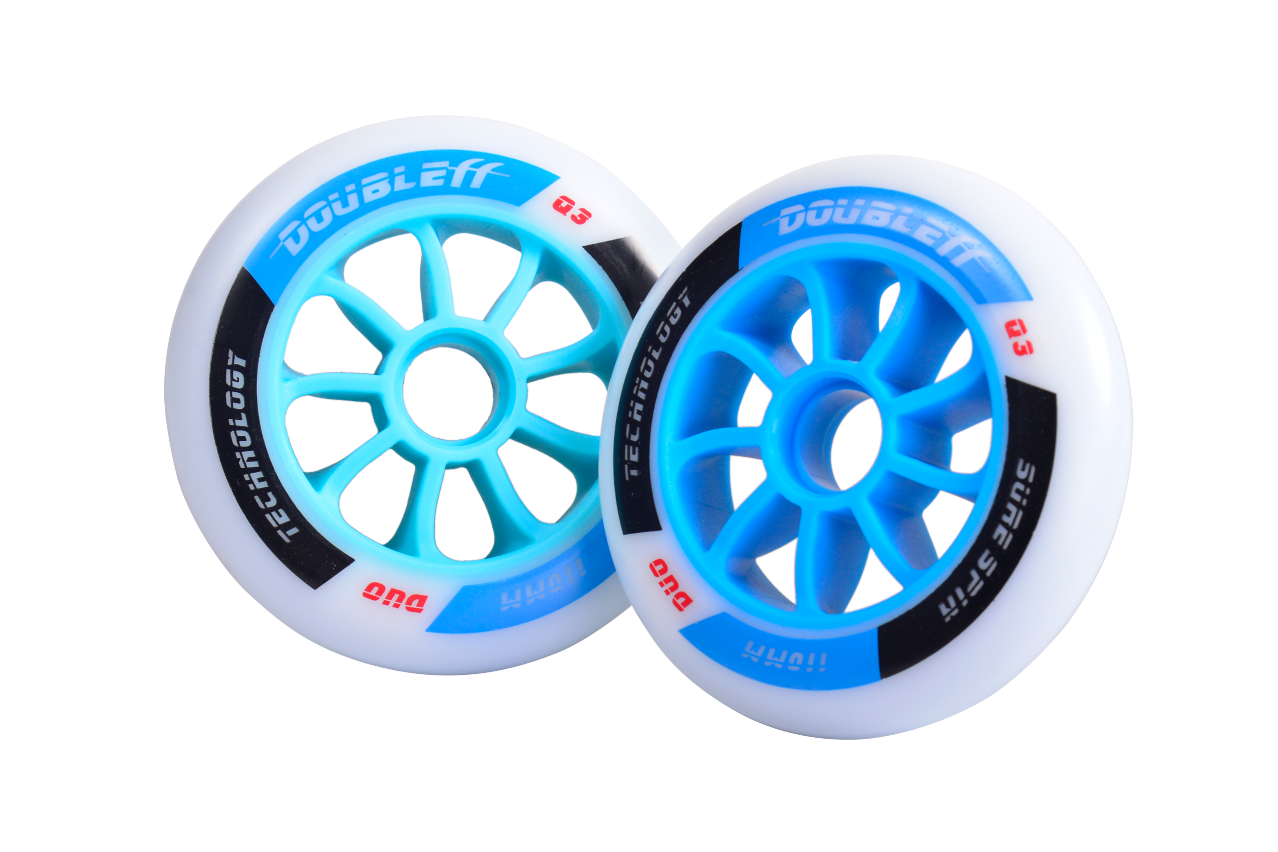 Professional Speed Roller Skating Competition Wheels High-elasticity Double-layer Double-hardness Speed Skate Wheels