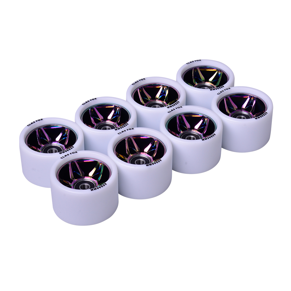 Professional Competition Quad Roller Skate Wheels Aluminum Laser Roller Skate Training Wheels